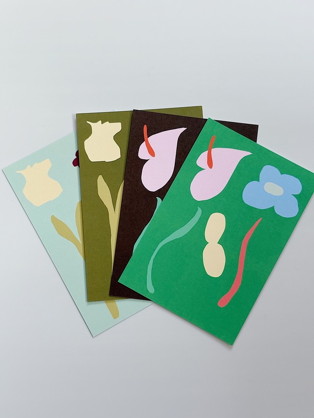 postcard /  flower