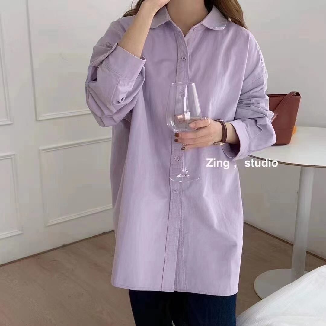 ラウンドカラーオーバーシャツ　AJ2205-D17　　