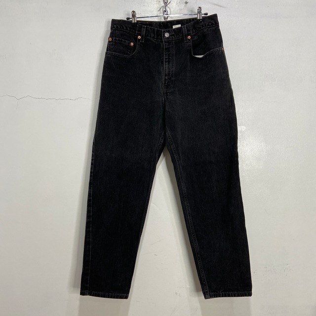 Levi's 560 ブラックデニムパンツ　W33L30 2002年製　後染め