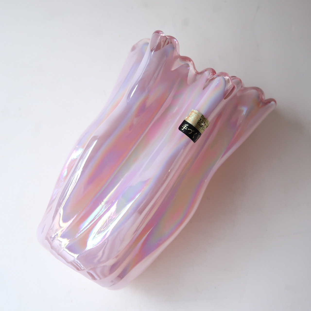 桜色のオーロラ花瓶