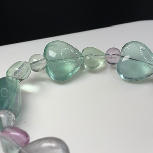 ハートフローライトデザインブレスレット