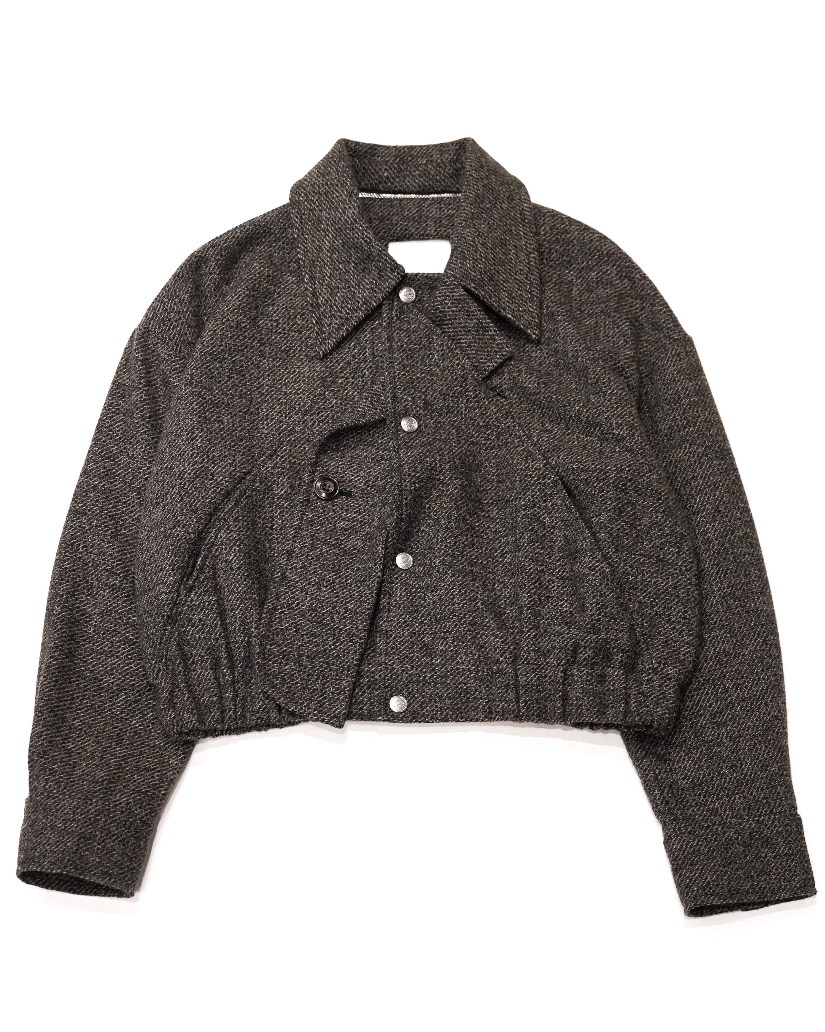 NULLUS 25AW PEELED OFF JACKET BROWN サイズ1 NULLUS 25AW Peeled Off