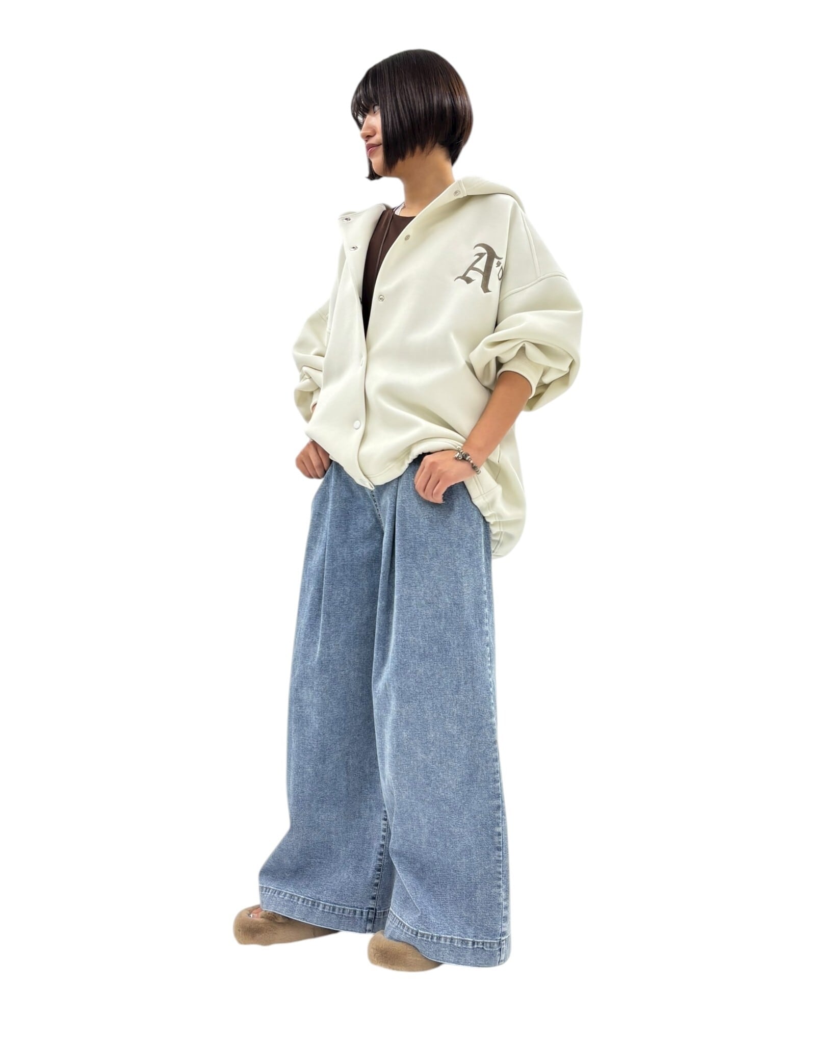 SALE【ayane】ダンボール素材フーディブルゾン 816313 アヤン | red earth