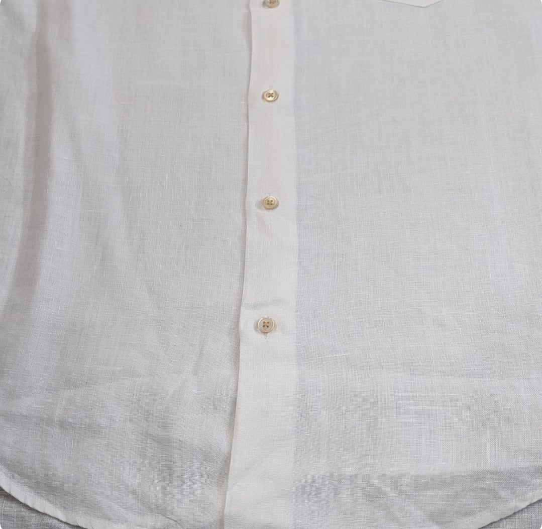 バナナリパブリック　ブラックアイリッシュリネンシャツ バナナリパブリック ブラックアイリッシュリネンシャツ - メルカリ