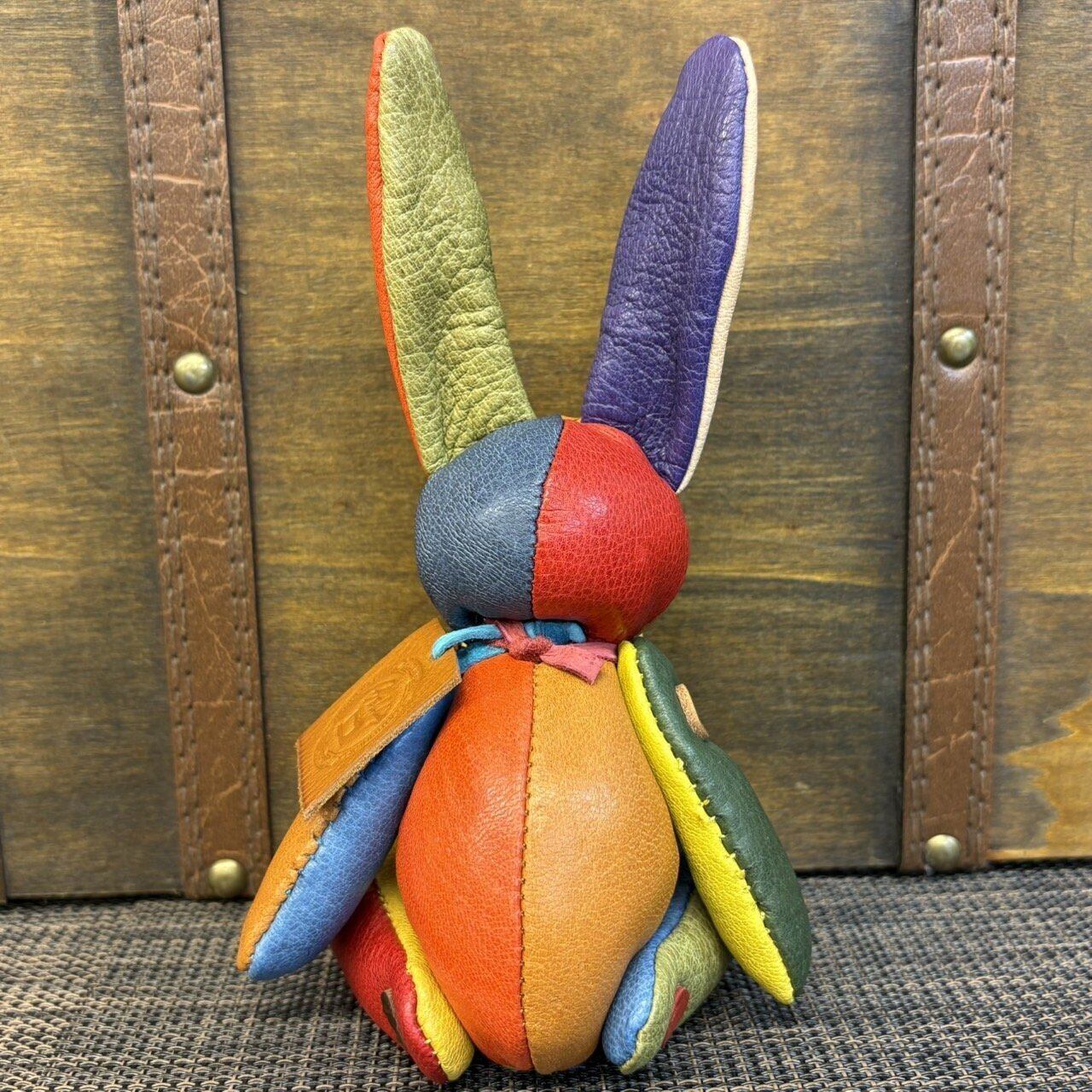 【ジビエレザー鹿革】ベルラビ★マイスターの手作り「ベルズラビット」スペシャルカラフル系　写真の1点販売です