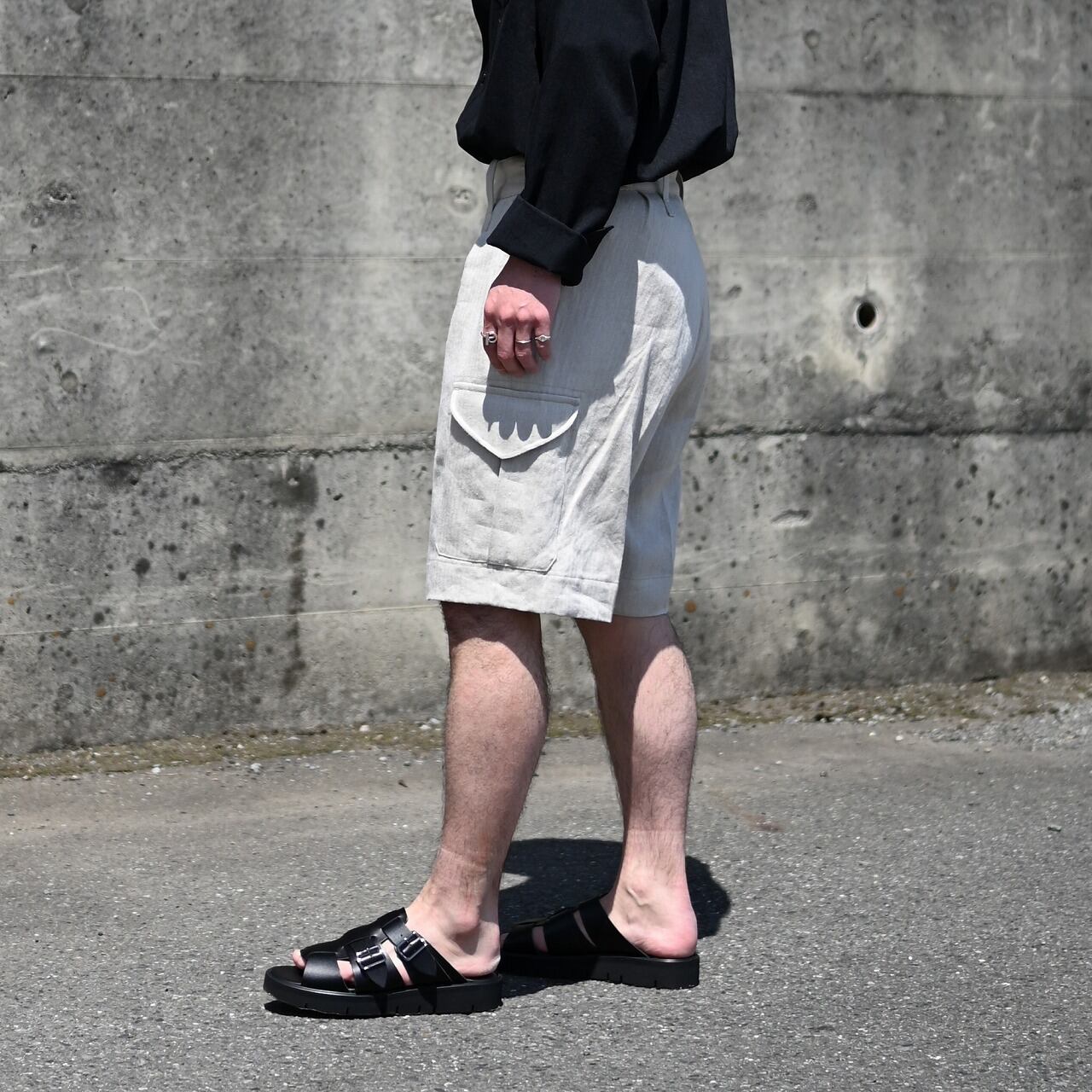 OLD JOE / SIDE BUCKLE GRUKHA SHORTS | GANKO