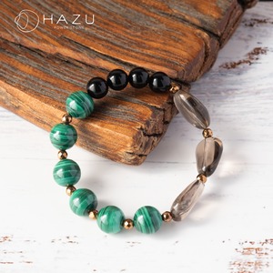 【4/4再販】悪気邪気を跳ね返すパワフル魔除け［マラカイト／スモーキークォーツ／モリオン］