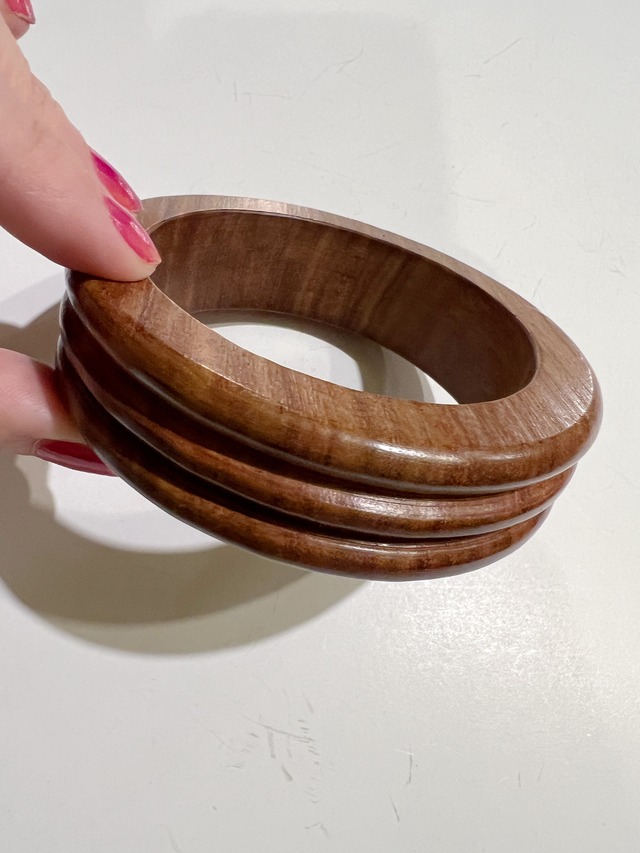 Deadstock indian wood bangle