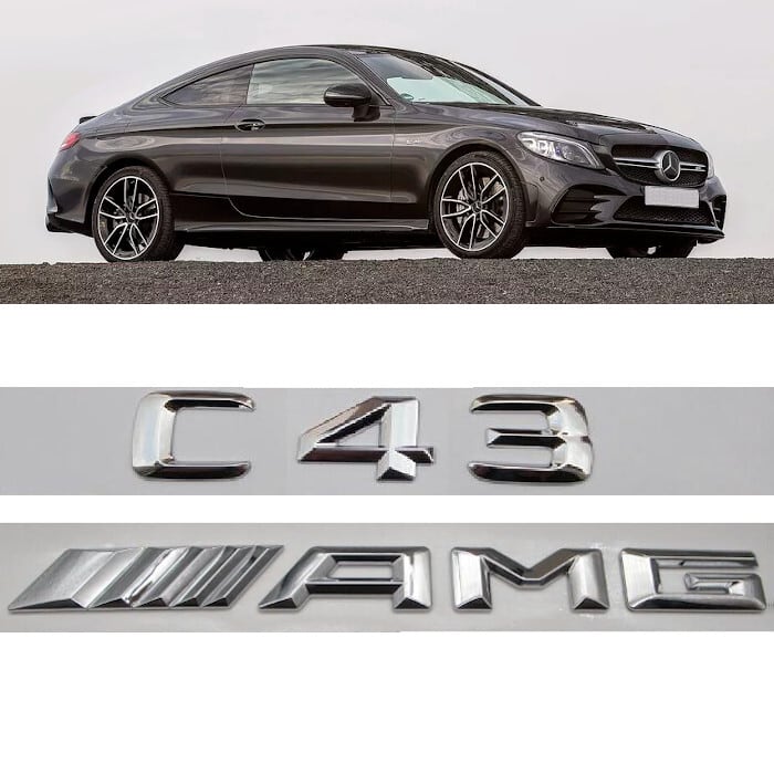 バッジ エンブレム C43 AMG 2014~2016フォント Mercedes Benz メルセデス ベンツ