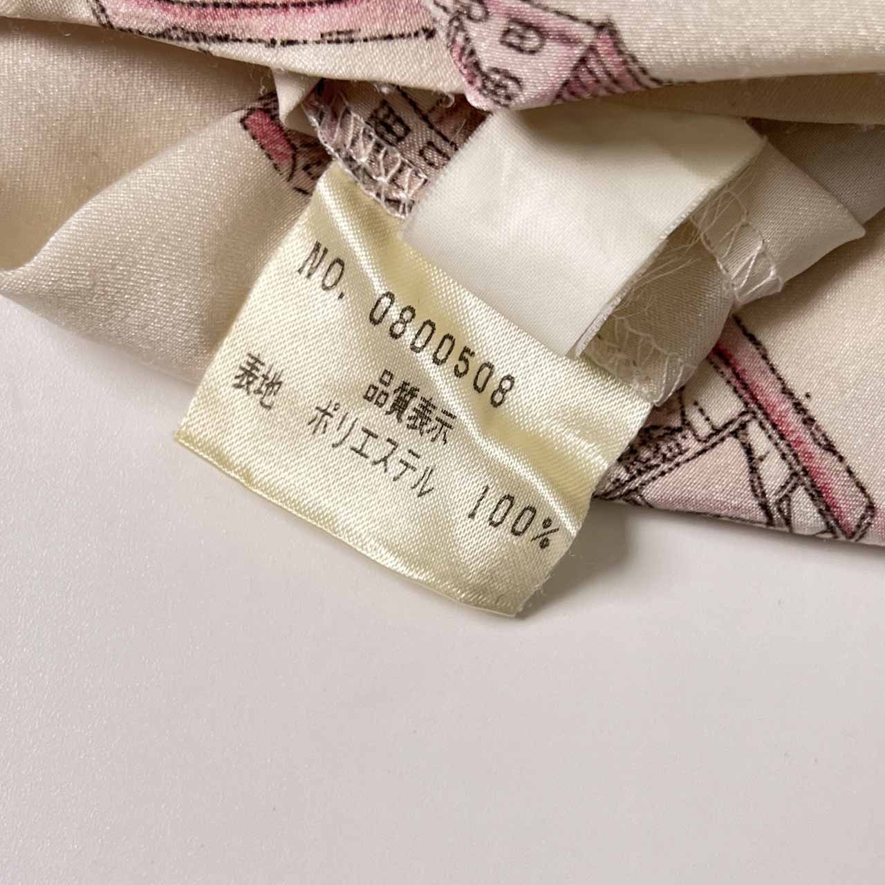 Leilian レリアン マリン柄 長袖シャツ ブラウス 13/アイボリー系 レディース