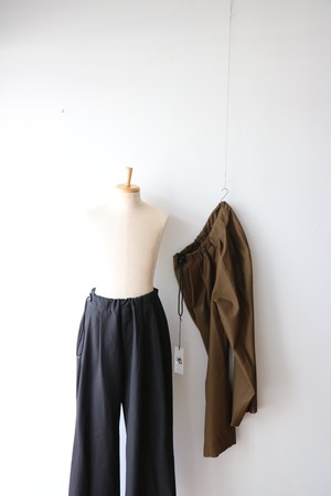 ANTHEM A  -VISCOSE COTTON NO-BRAINER PANTS- / A26AW0303PT / アンセムエー ヴィスコース　ノーブレイナー パンツ