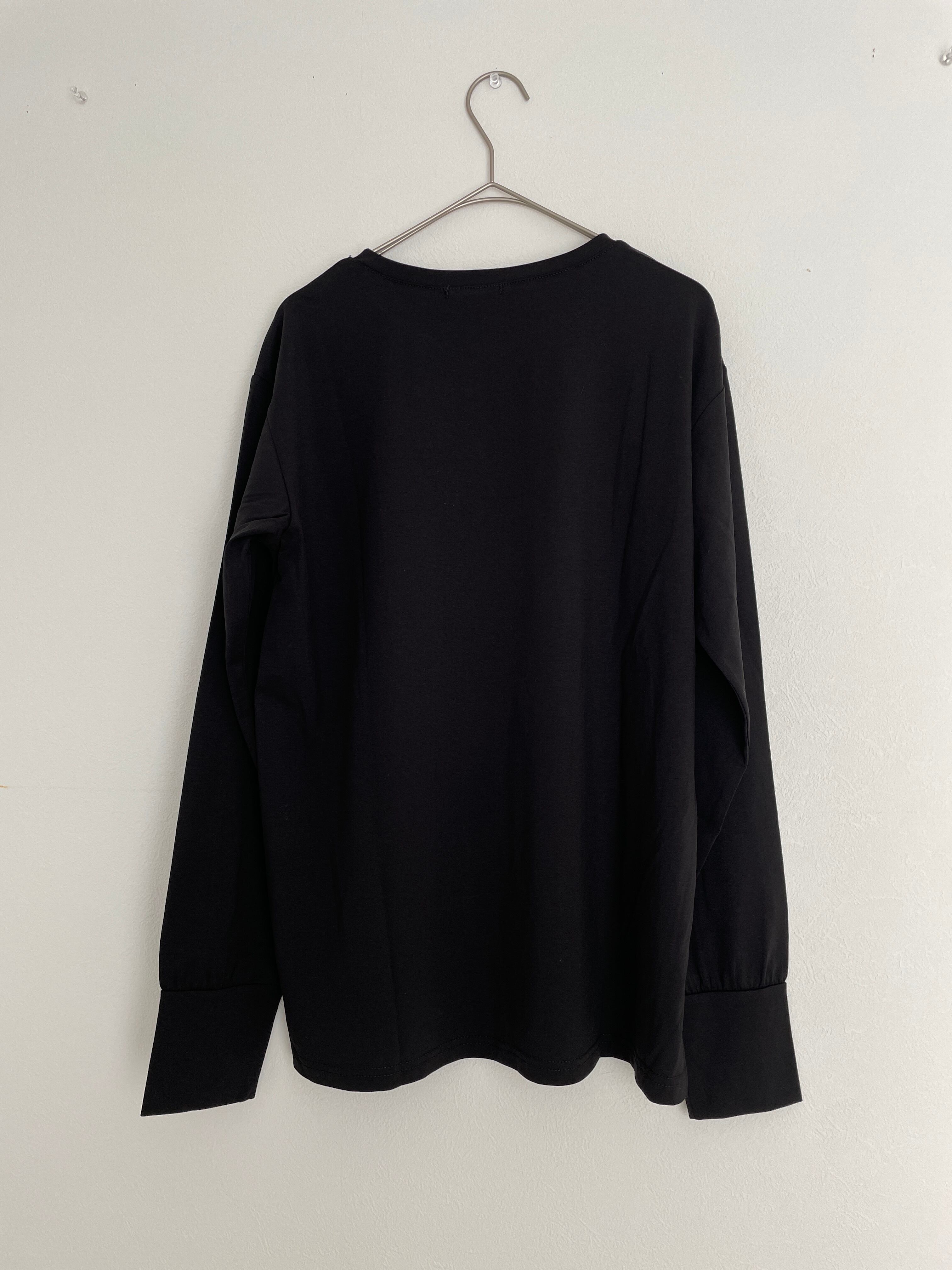 【SELECT】シルケット素材　フロッキーロゴプリントロンT