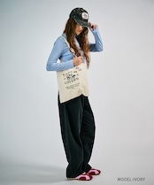 【直営限定ITEM】DOGS & LOVERS プリントトートバッグ (IVORY) CQ-48522H