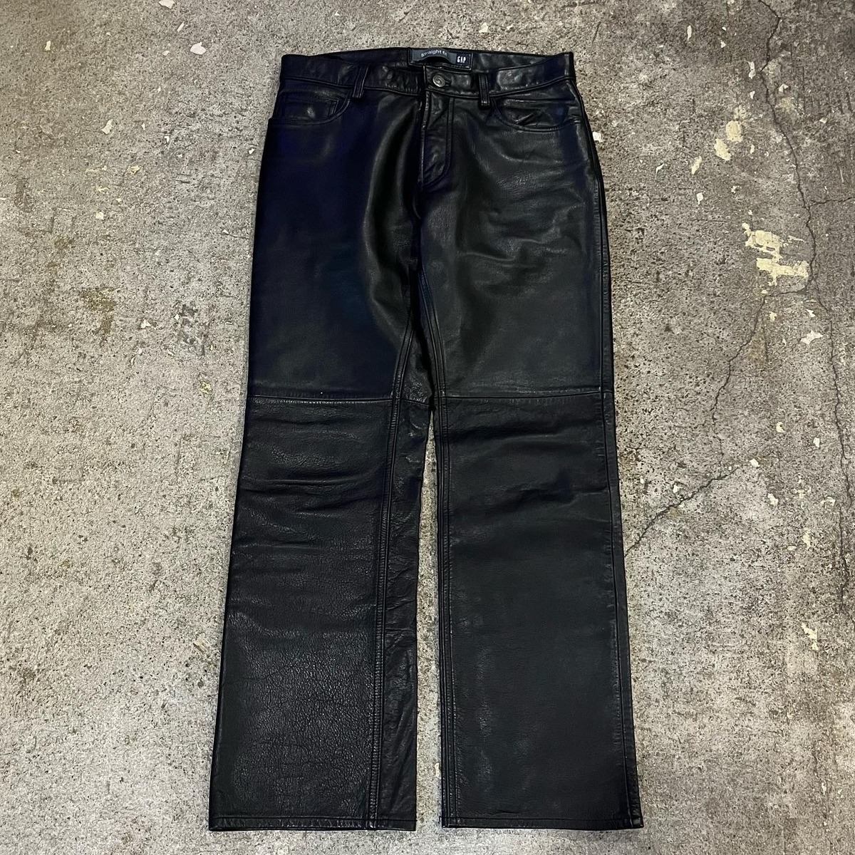 old GAP leather pants | What