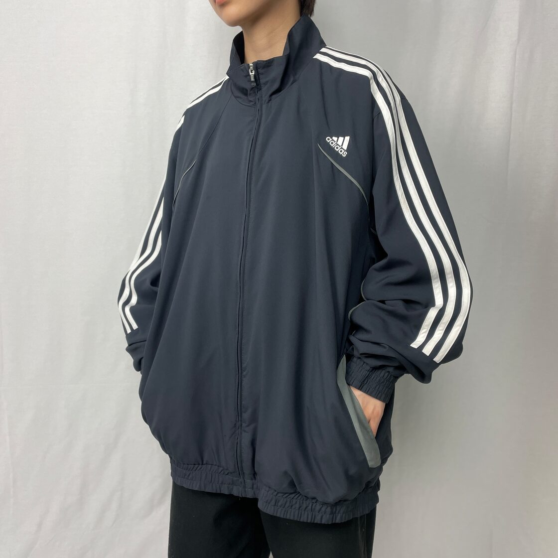 00年代 adidas アディダス パフォーマンスロゴ CLIMALITE トラック 