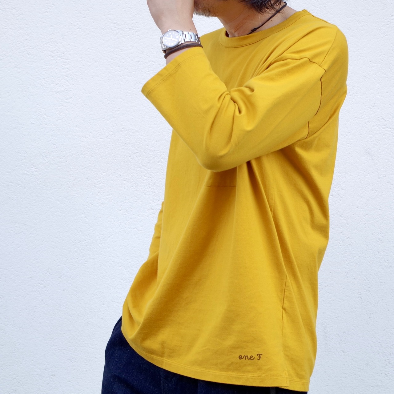 one f HB P Tee MUSTARD