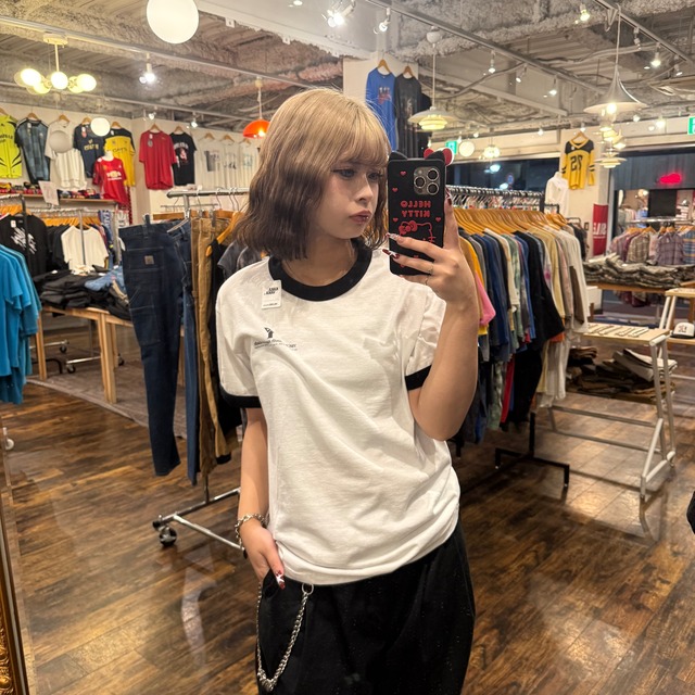 【USEDリンガーTシャツ