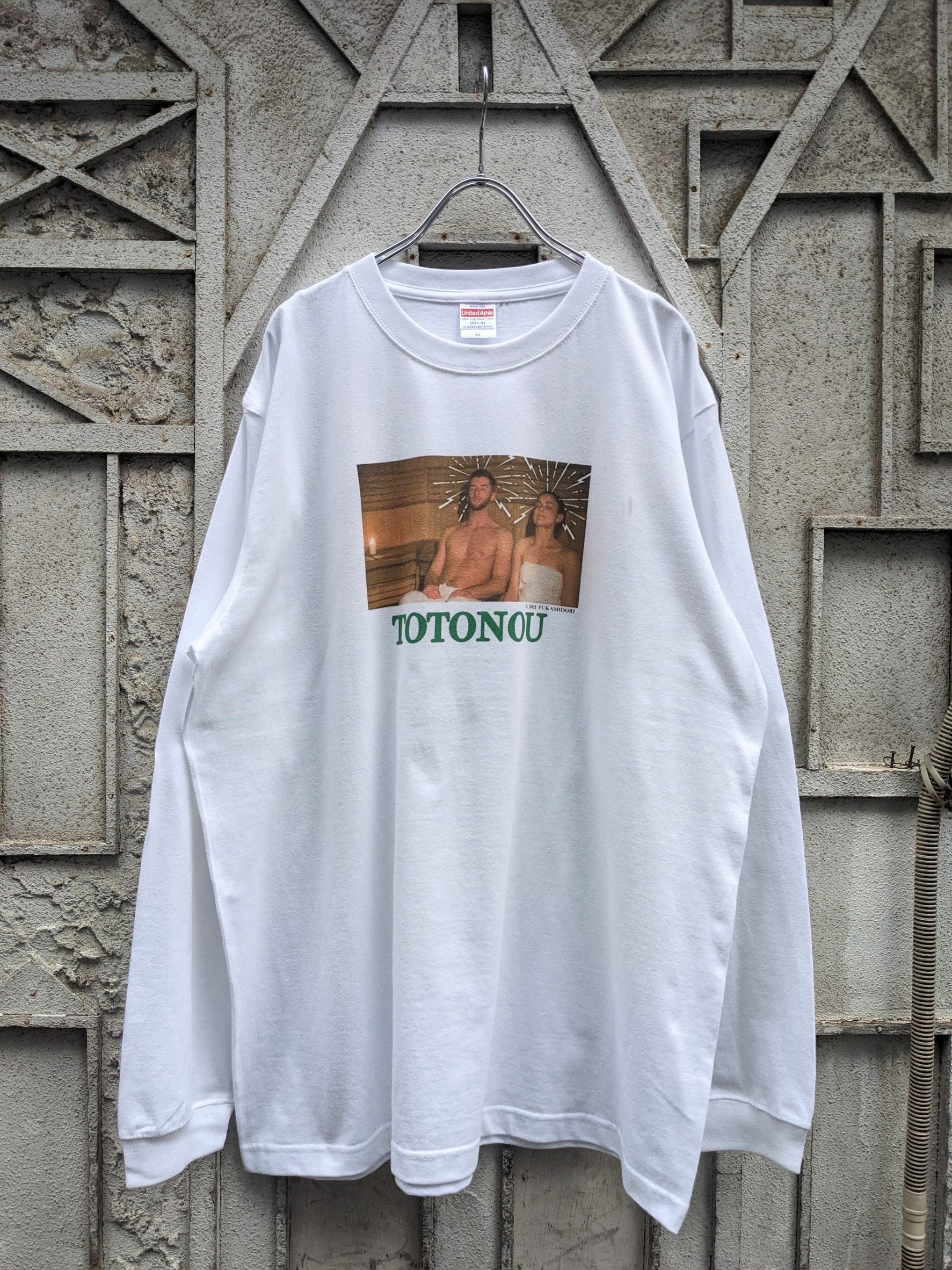 "深緑" original TOTONOU L/S WHITE