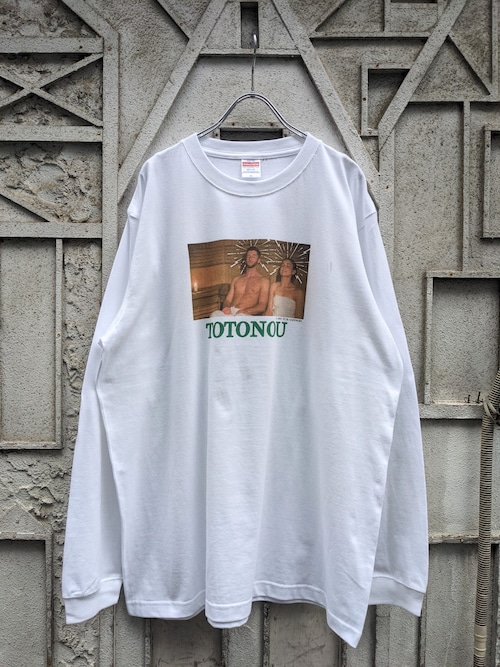 "深緑" original TOTONOU L/S WHITE