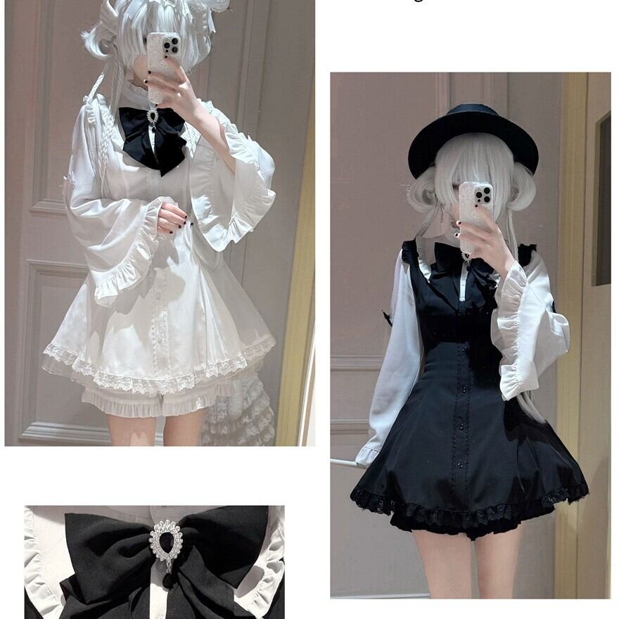 ロリータファッション ロリィタ｜姫袖ブラウス＆JSK3点セット 初心者に