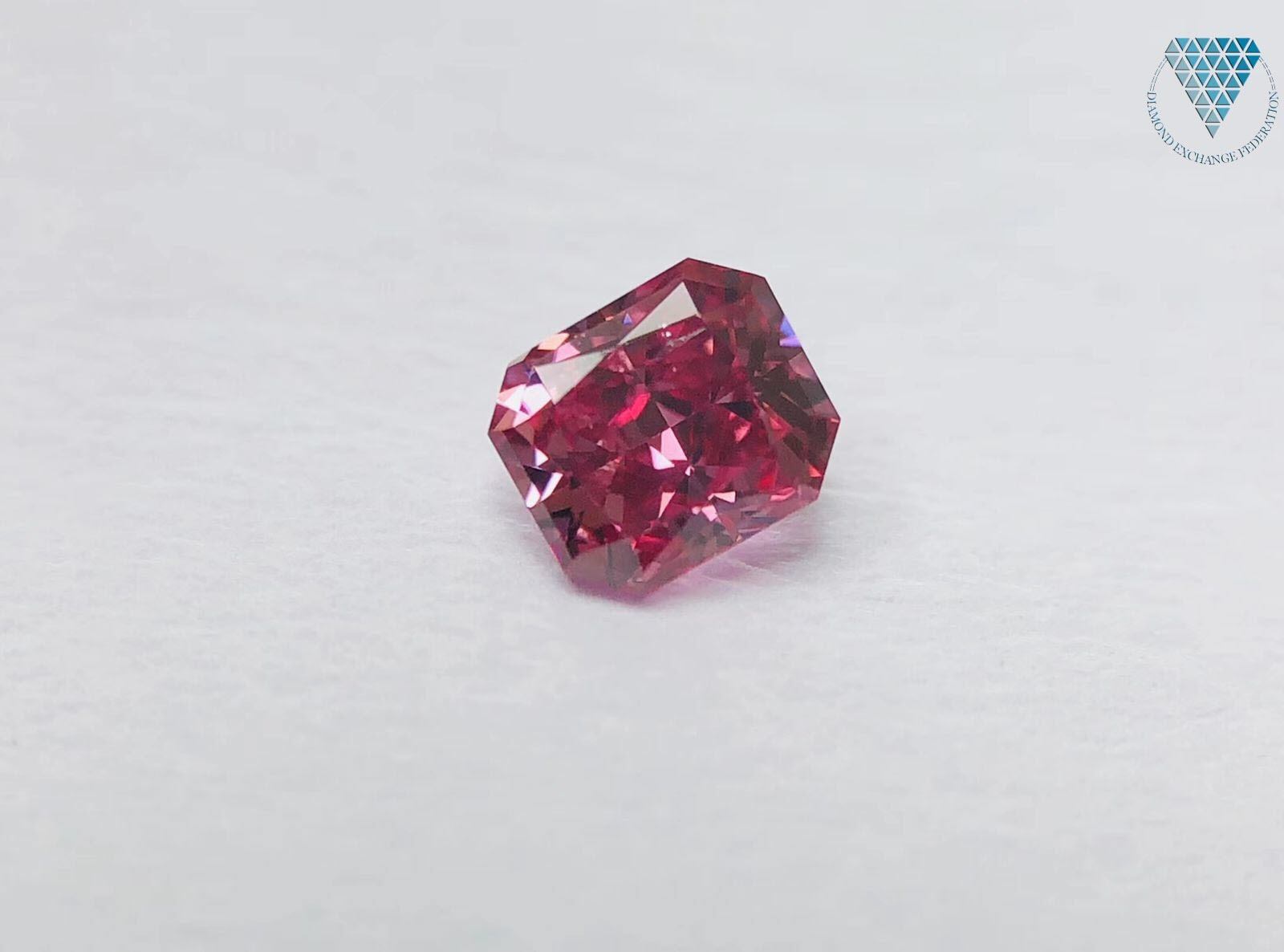 ピンクダイヤモンドルース/ F.I.PINK/ 0.08 ct. GIA