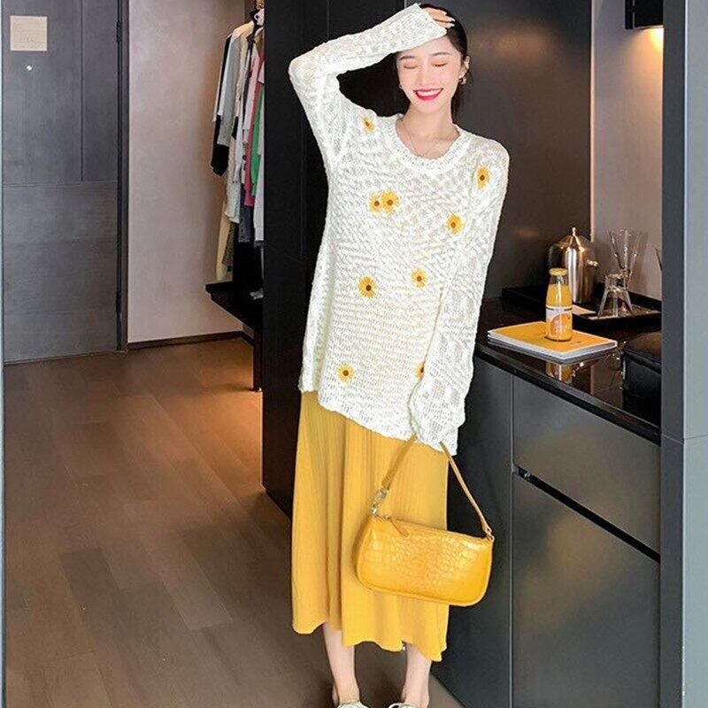 【新作】【送料無料】 851＃秋のニットマタニティドレスセットトップス+ベストドレススーツ服妊娠中の女性甘いかわいい妊娠 大人ガーリー スウィート キュート カジュアル オータム 秋物 AL expec483562201382