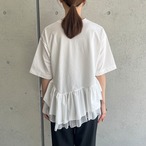 ドッキングペプラムトップス［50012］　