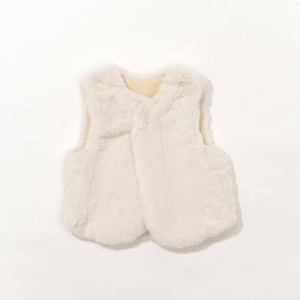 リバーシブルベビーベスト  OFFWHITE
