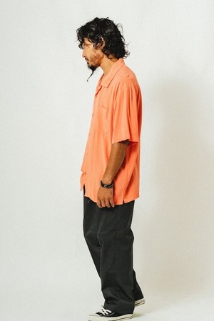 BIG MIKE / Rayon aloha shirt / 半袖 / 無地 / 102525540