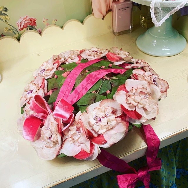 ヴィンテージハット Vintage Floral Hat (200916)