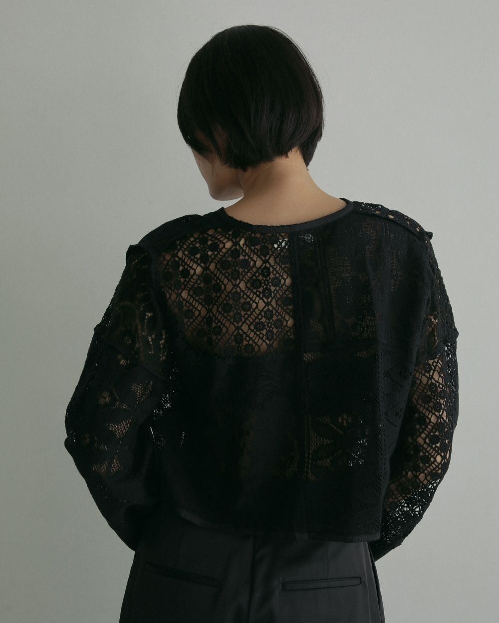 anuke 】Volume Cutwork Blouse | valance 福井｜レディース セレクト