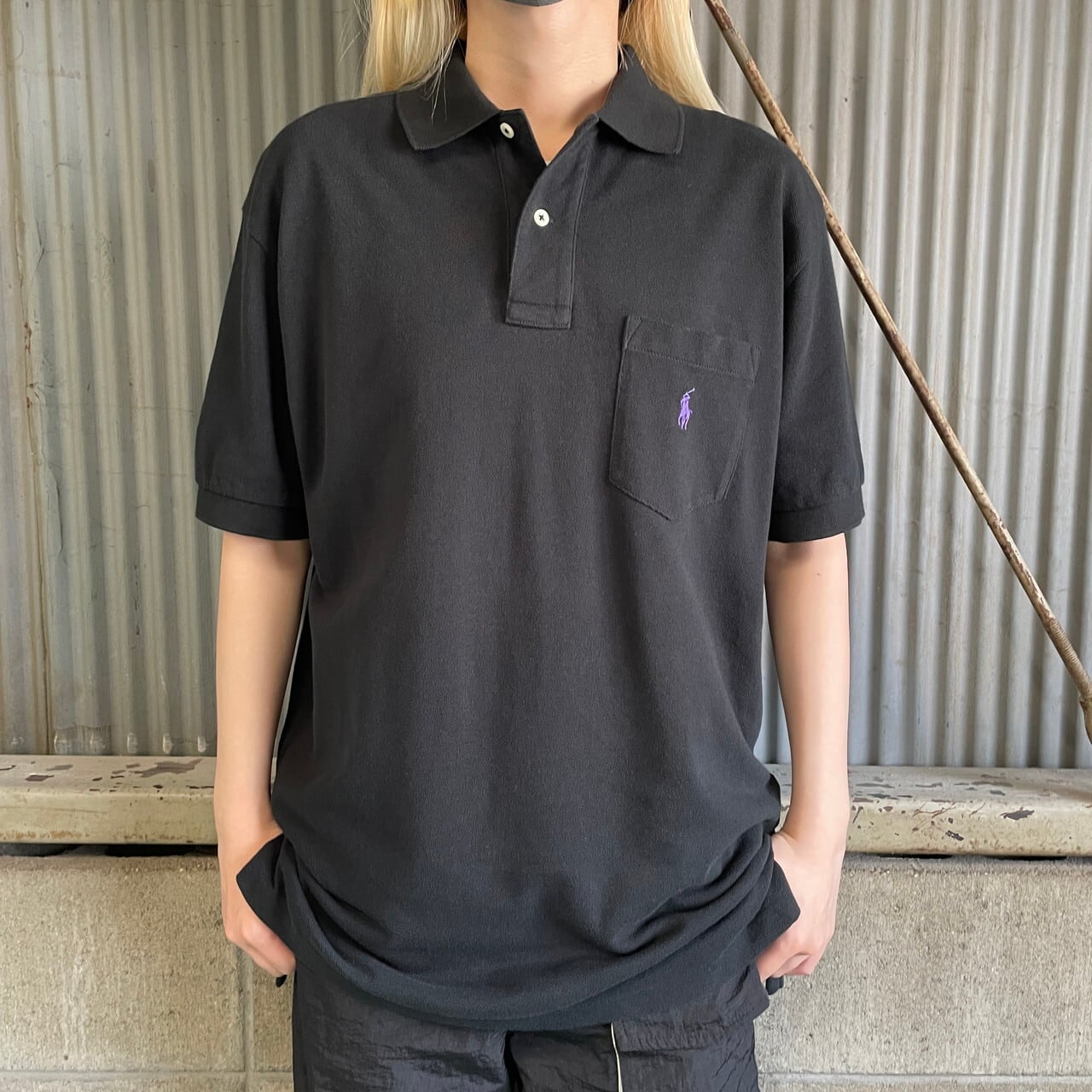 Polo by Ralph Lauren ポロバイラルフローレン鹿の子 胸ポケット付き 