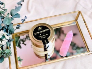 蜂蜜　キルギスホイップハニーshirahoshi　110g ホワイトハニー