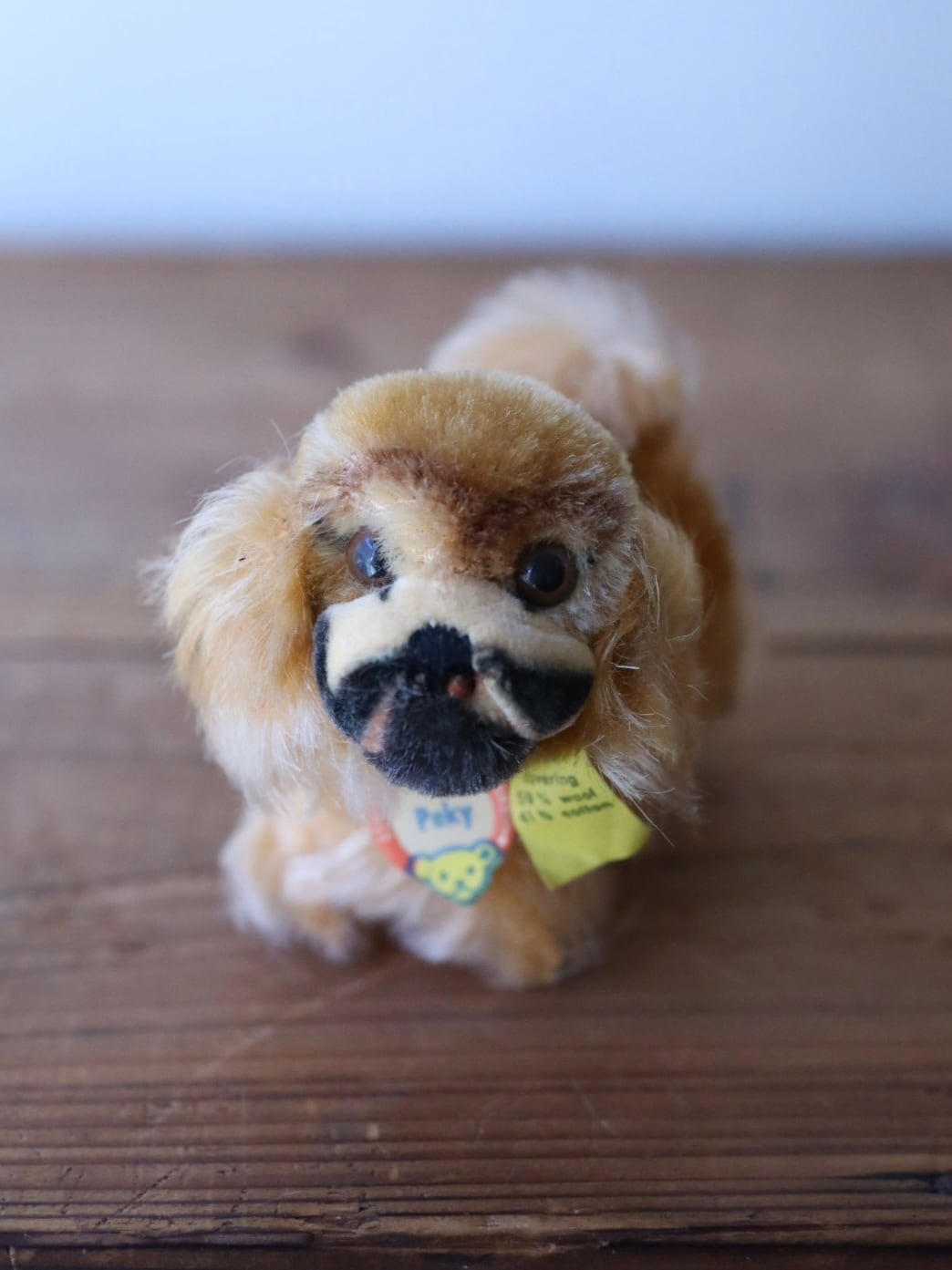 ヴィンテージ シュタイフ 犬 イヌ ペキニーズ Steiff Peky ８㎝