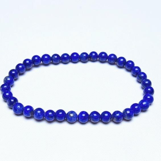 ラピスラズリ ブレスレット 5mm 一点物 メール便可 [M便 1/10] 111-48420
