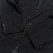 DAKS ダックス ヘリンボーン風 テーラードジャケット 94AB4/ダークグレー系 メンズ
