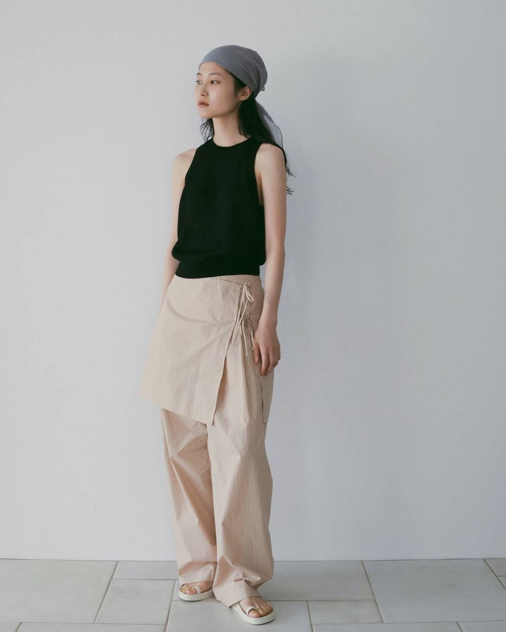 anuke アンヌーク Highgauge Sheer Tanktop 62610509 | ANERCA & L.I.V