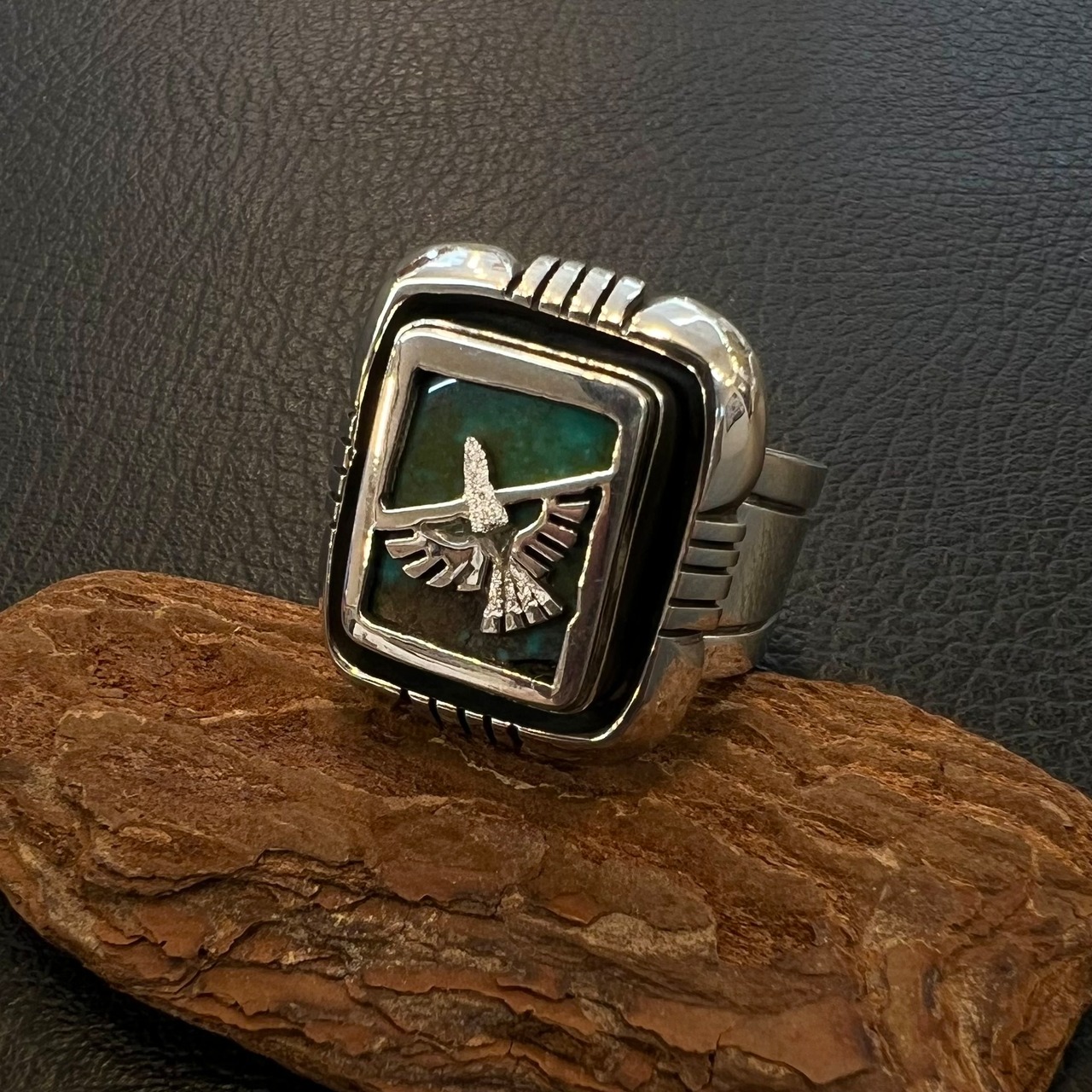 ハーマンバンデバー(HermanVandever) キングマンオーバーレイイーグルリング 25.5号 - 1