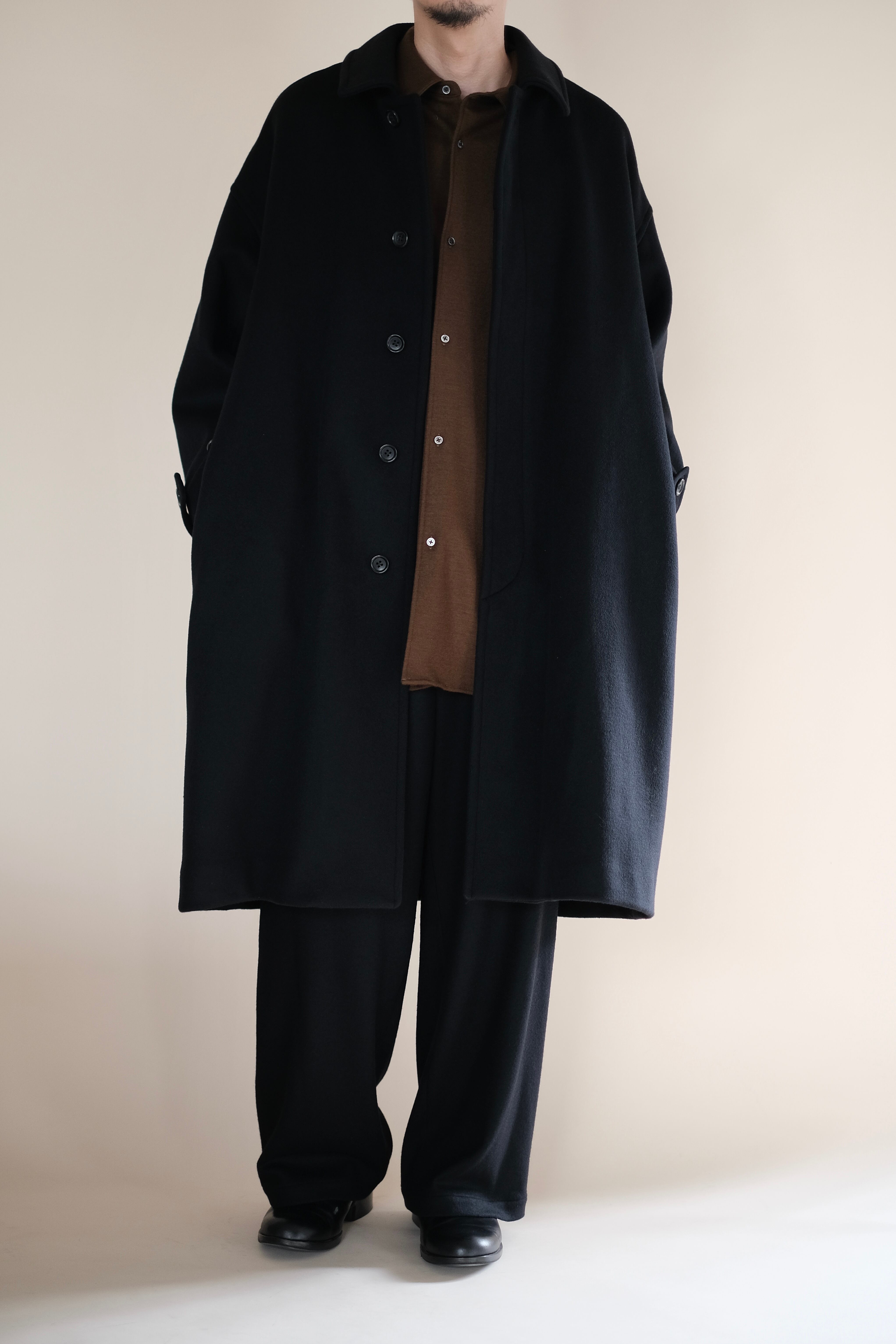 Graphpaper / Light Melton Oversized Coat | LIVING
