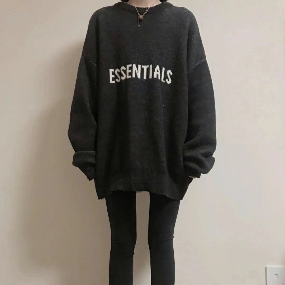 エッセンシャルズ ESSENTIALS FOG ニット　セーター　男女兼用 L