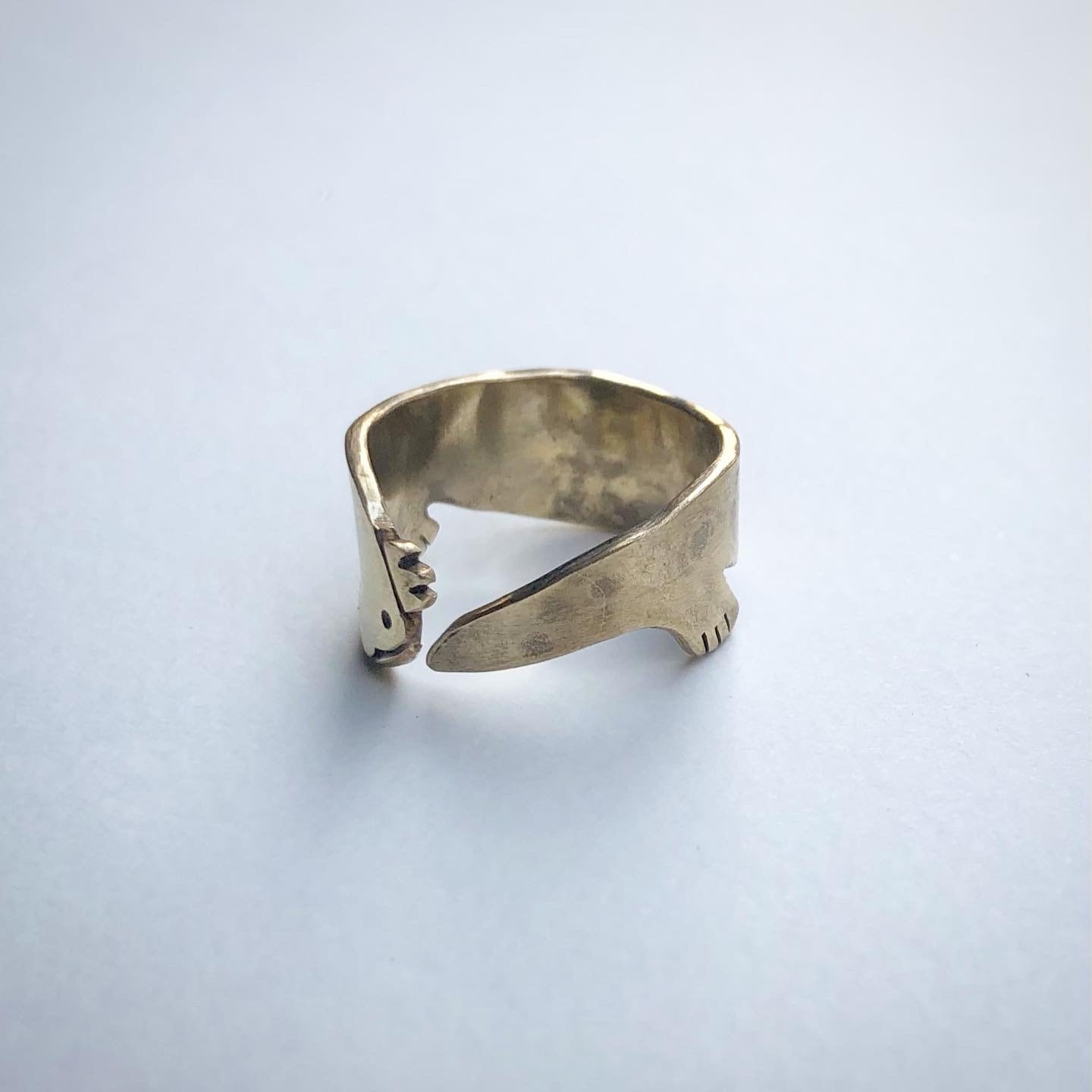 オオサンショウウオ　リング とても久しぶりにオオサンショウウオのリングを仕上げました