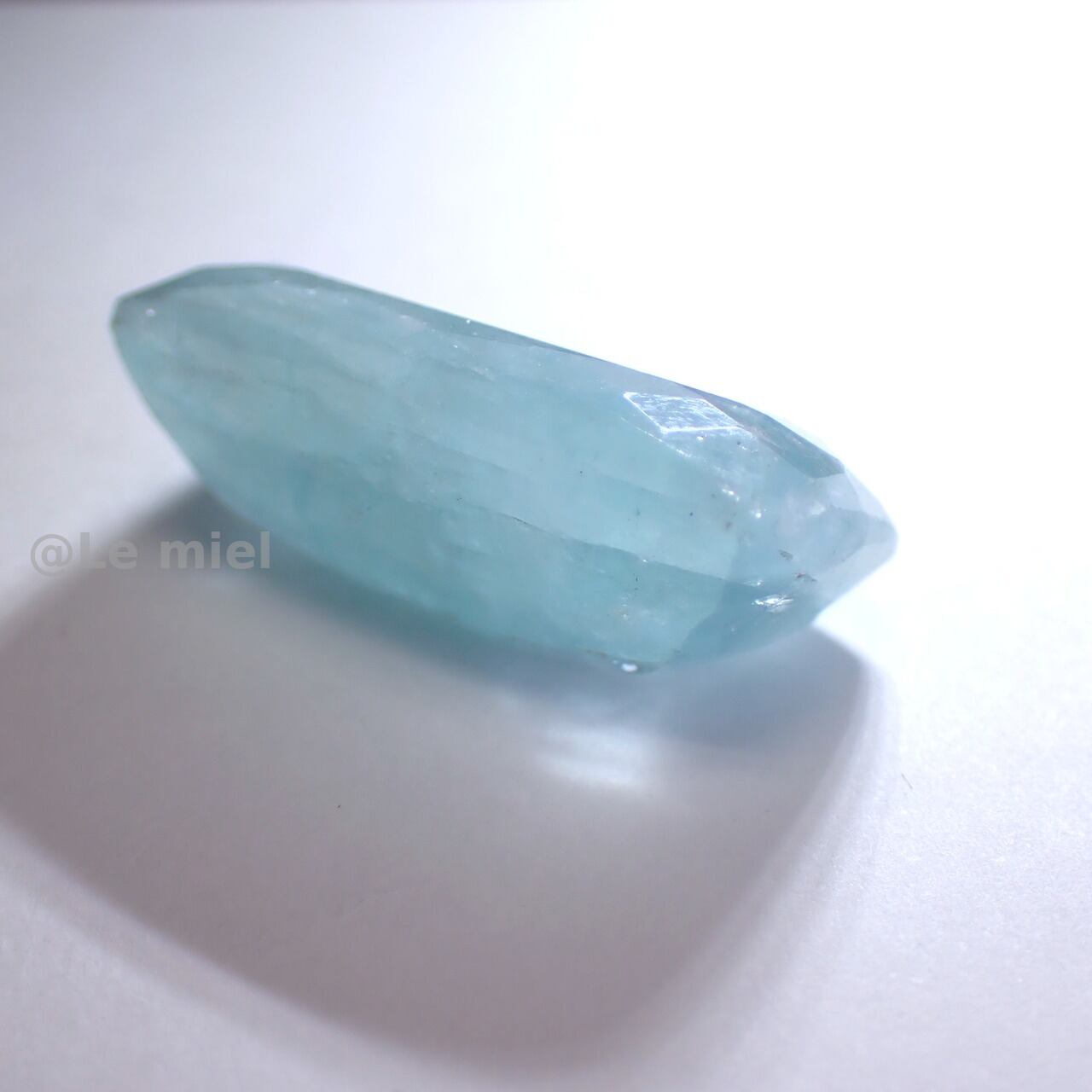 イリデッセンスアクアマリン 34ct 28.9mm*15.0mm*10.1mm | PAY ID