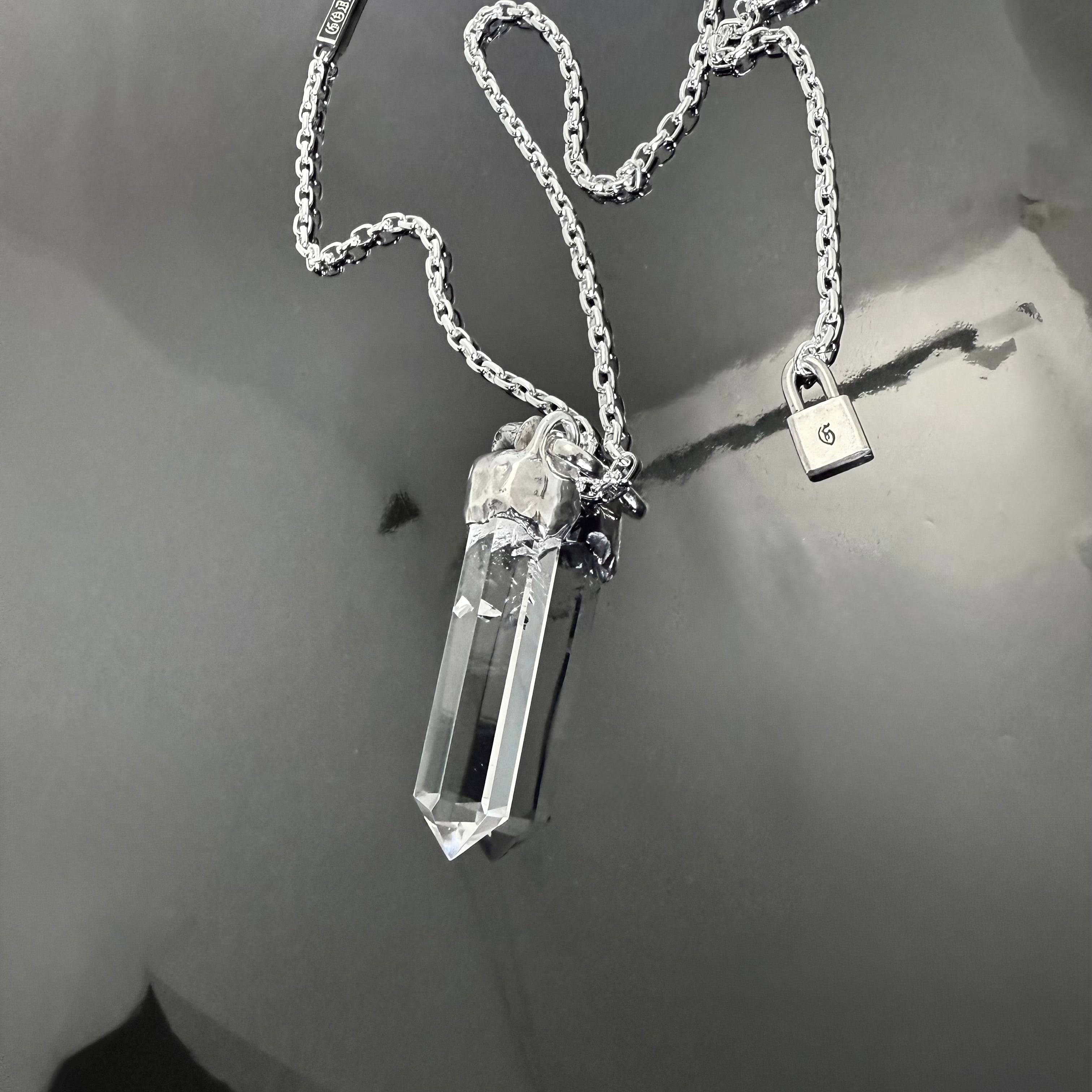 One off CHAIN NECKLACE [QUARTZ] with EAGLE / 限定商品
