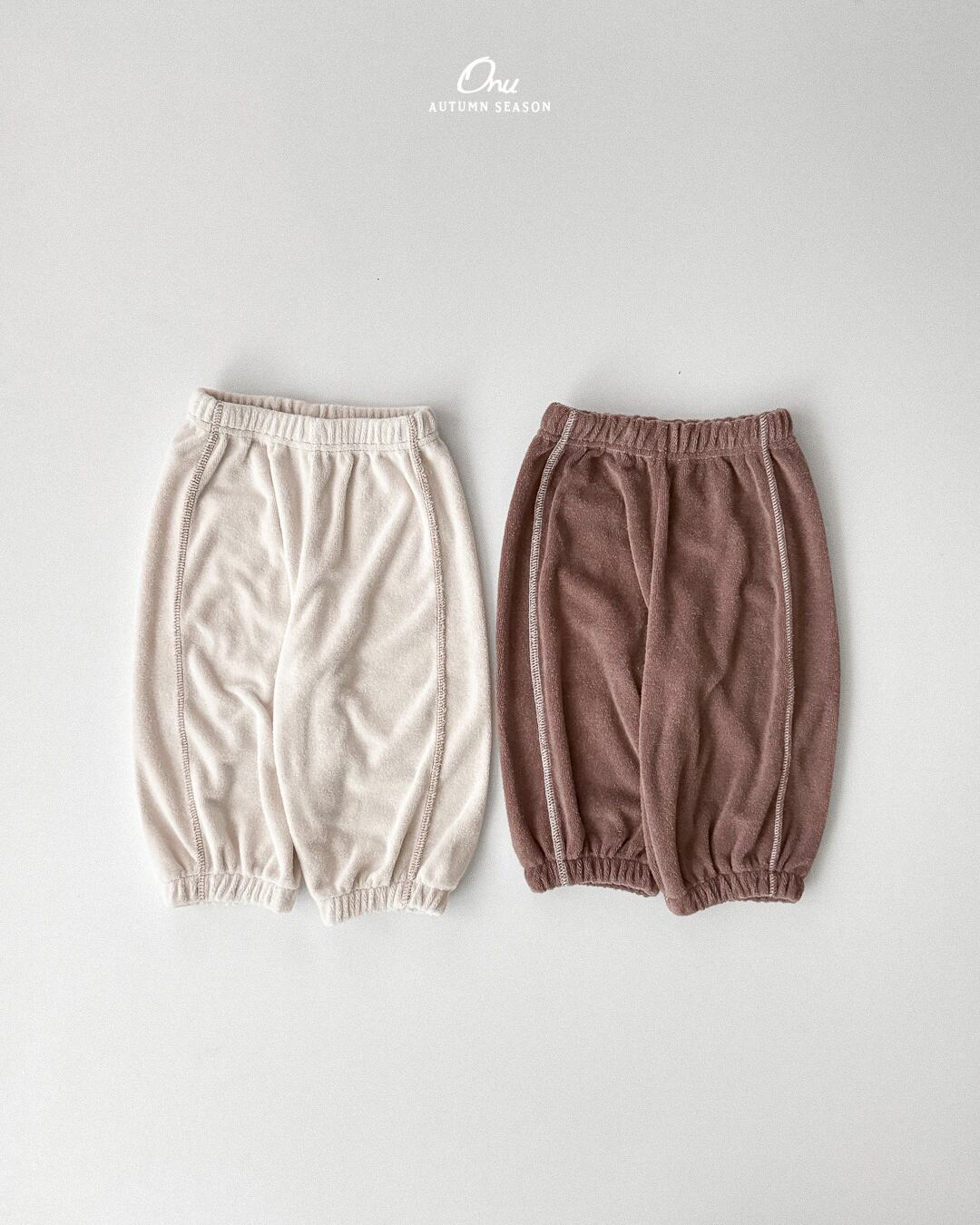 boucle terry pants【onu】※9月中旬発送予定