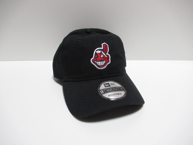 NEW ERA 9twenty Cleveland Indians インディアンス CAP BLACK