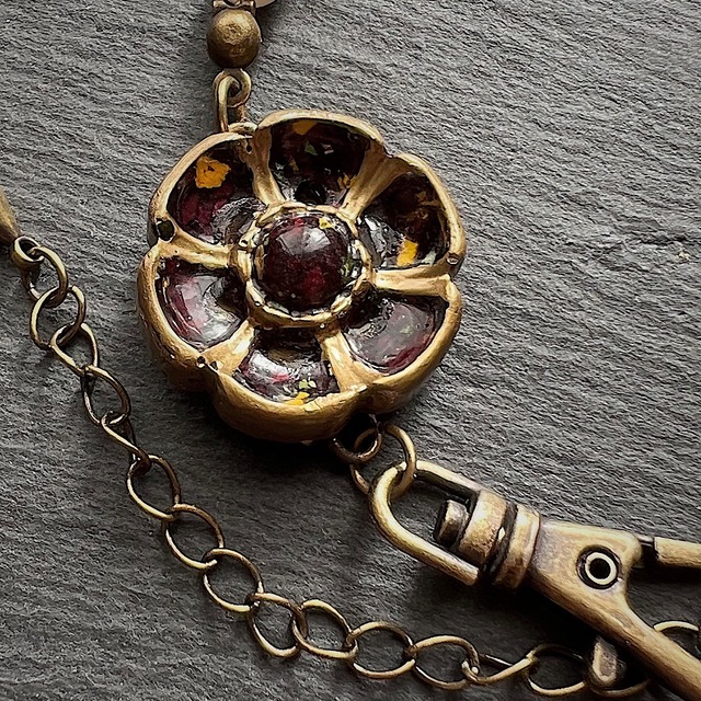 Glass Pearl Button Bracelet