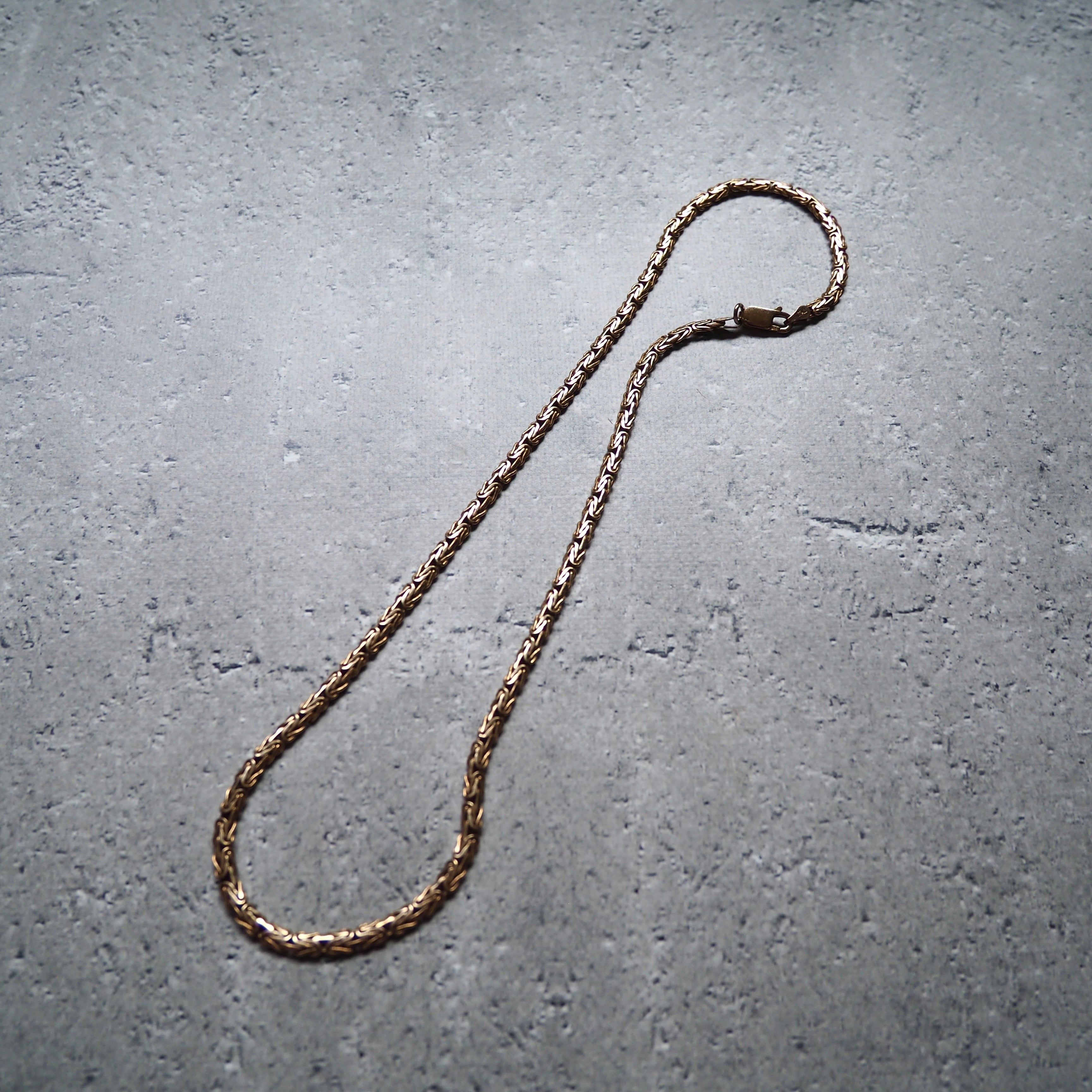 " Made in Italy - Silver 925 " Gold coating vintage Necklace × Bracelet