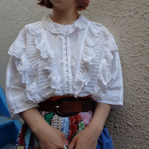 European tyrol blouse／ヨーロピアン チロル ブラウス