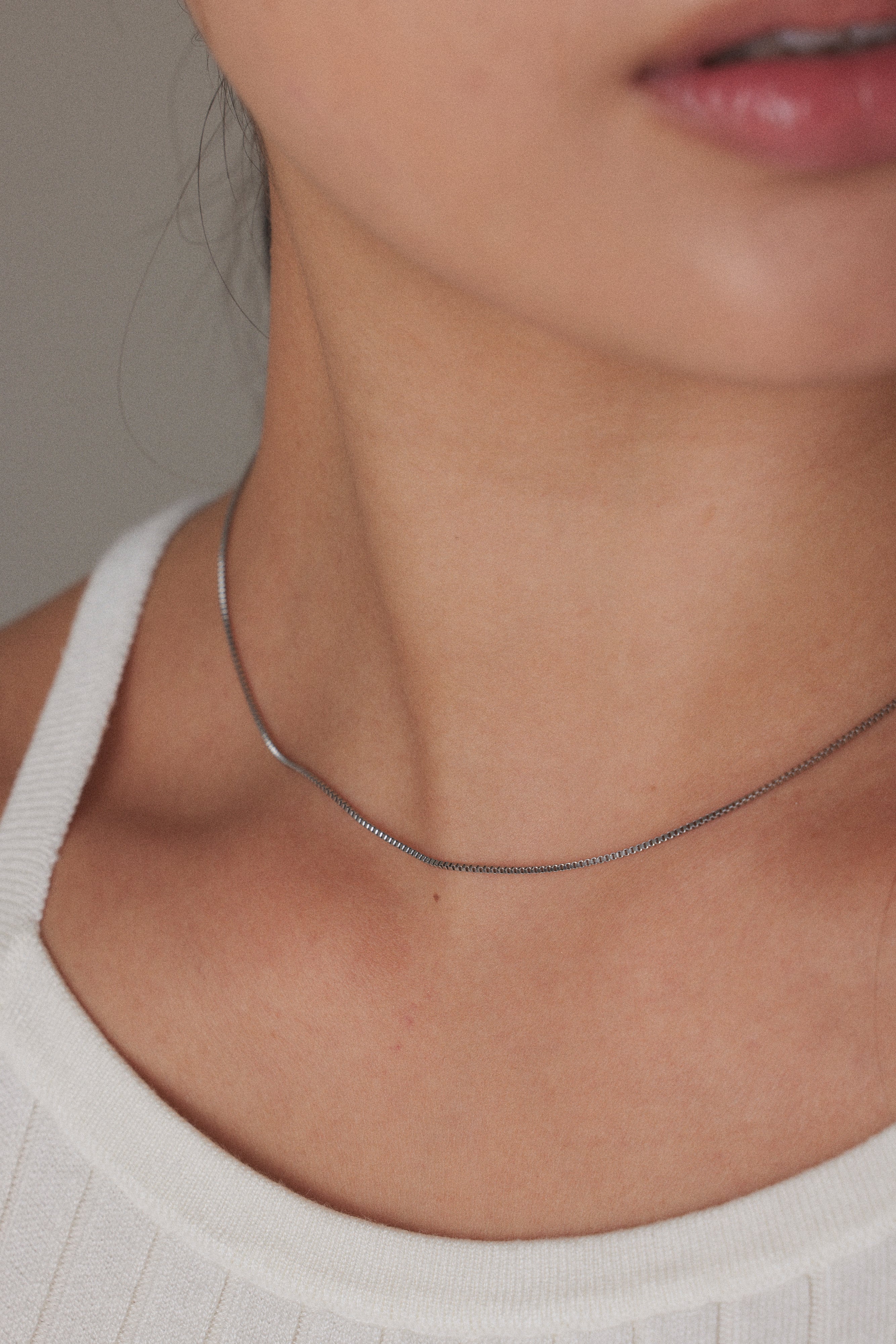 1mm ベネチアンチェーン ネックレス MN220 | emu