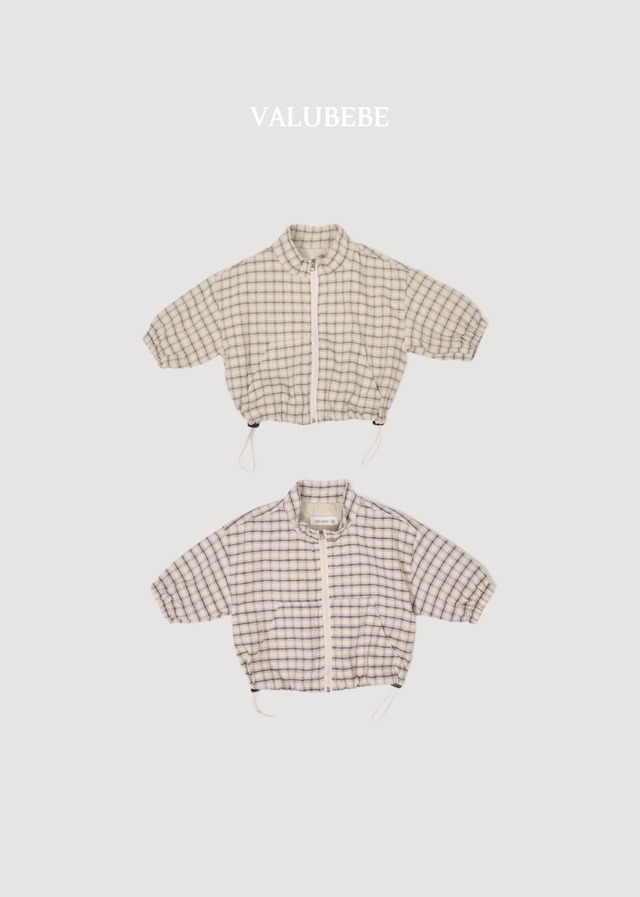 【取寄】valubebe|high check jumper|ハイチェックジャンパー|6M-S|baby&toddler|26 autumn